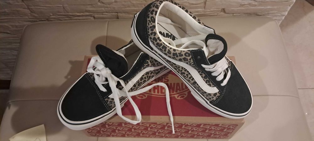 Buty VANS old skool black/leopard rozmiar 38