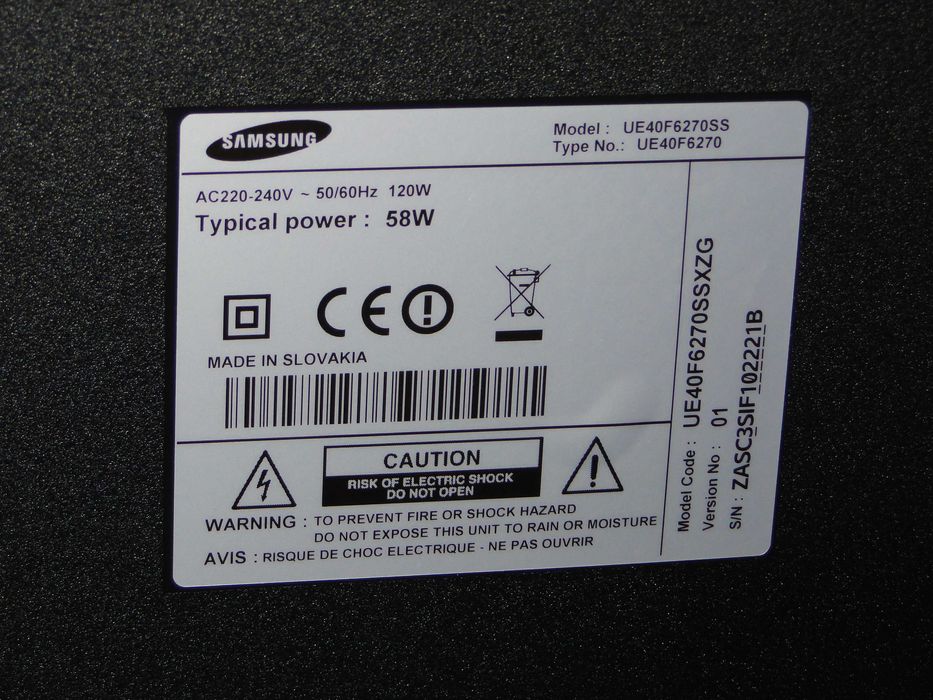 Telewizor Samsung 40 cali Smart Led 4 x HDMI 3 x USB UE40F6270SS