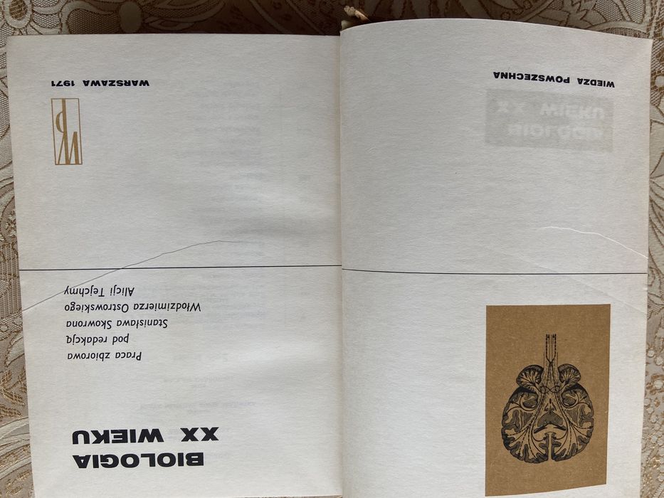 Książka Biologia XX wieku