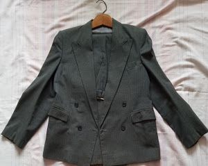 Костюм, сірий: піджак і брюки