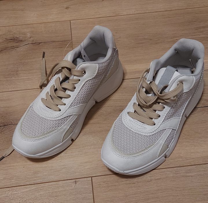 Buty sneakersy Graceland białe nowe r.36