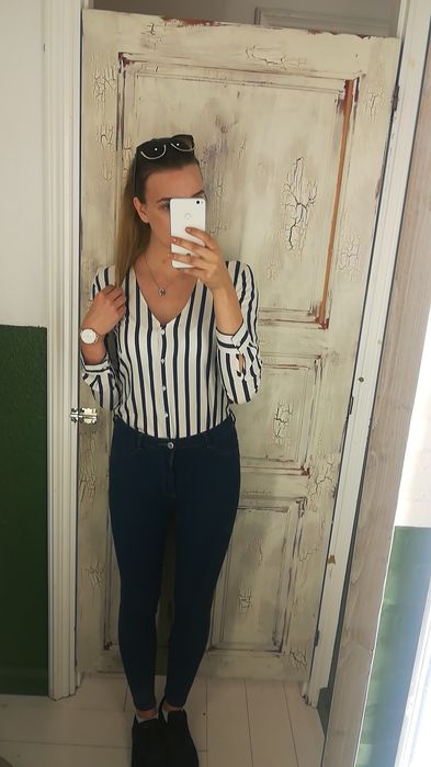 Koszula w paski rozmiar M