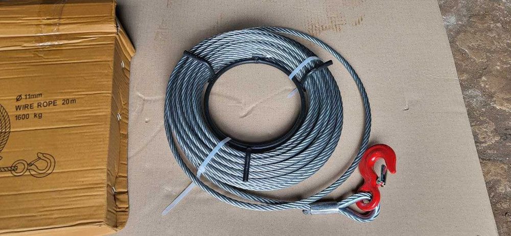 Стальной трос 11мм с крюком для МТМ