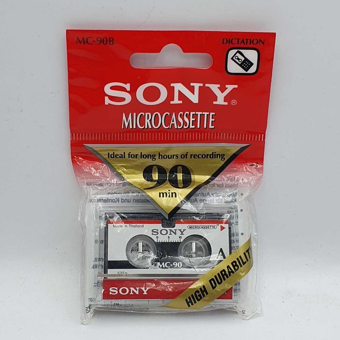 Micro-Cassette Sony MC90min Selado Embalagem Original
