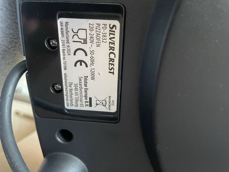 Piec do pizzy Silvercrest - 400 stopni