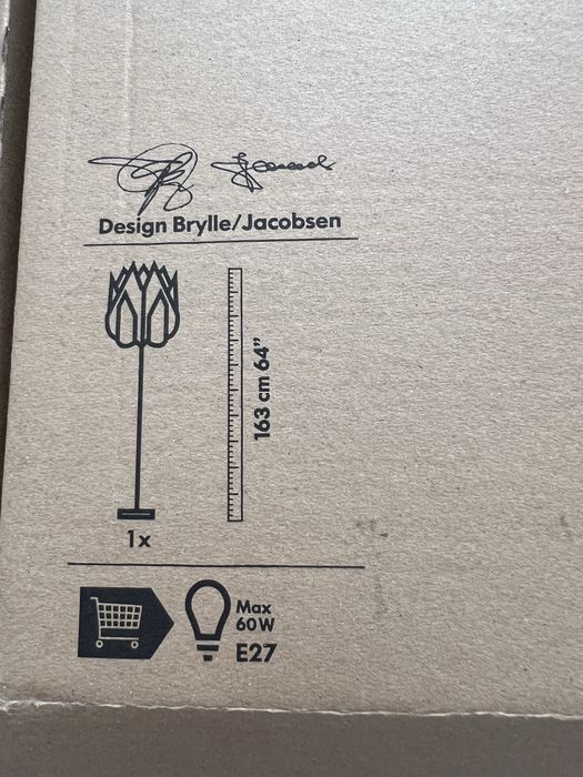 Ikea Vintage lampa stojaca  Knappa tulipan Brylle & Jacobsen
