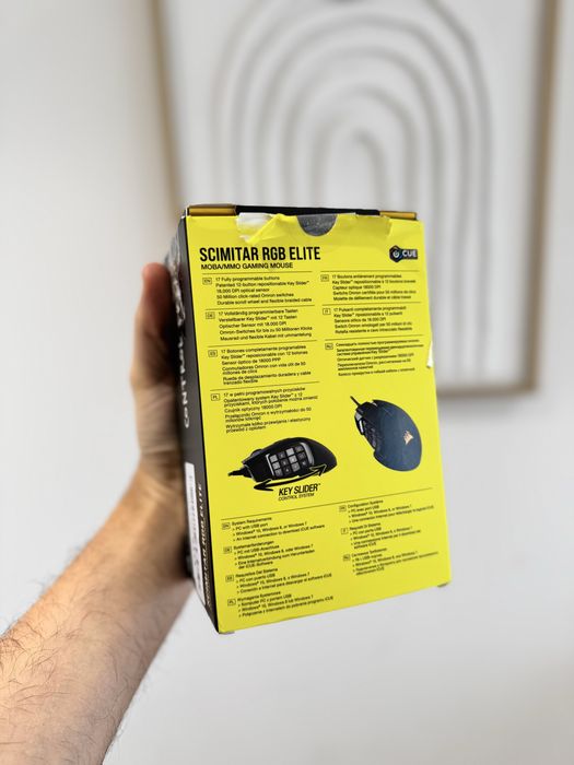 Rato Corsair Scimitar RGB Elite (Novo em Caixa)