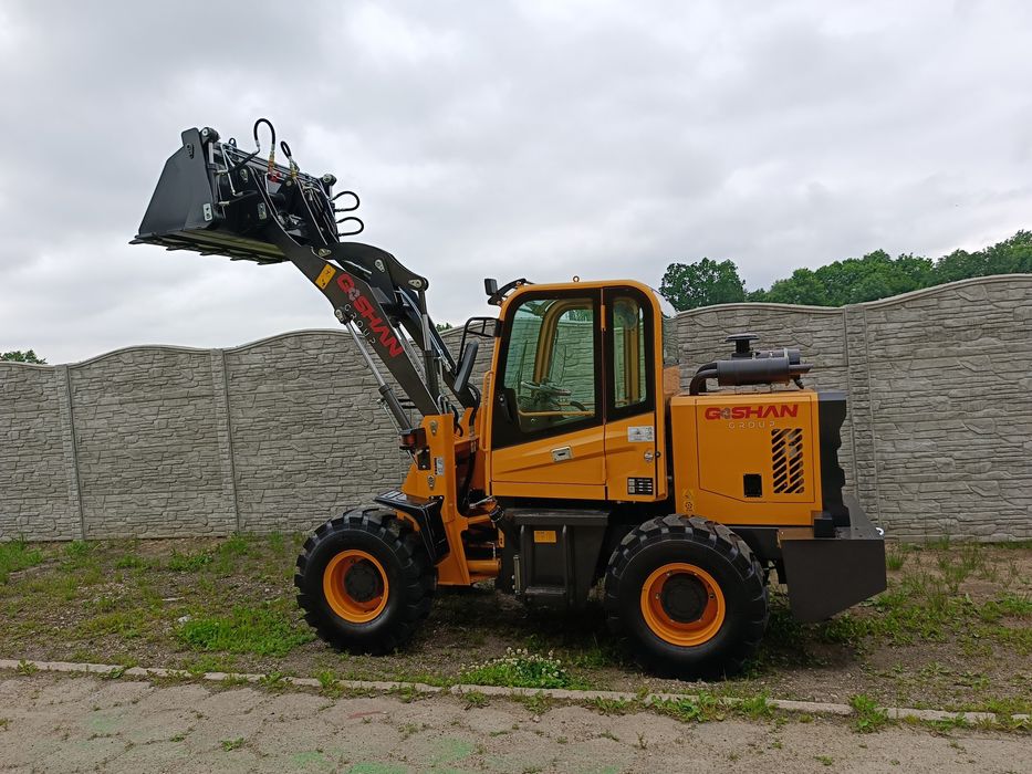 Nowa ładowarka kołowa czołowa G-SHAN 1000kg łyżka 4w1 + widły 50KM
