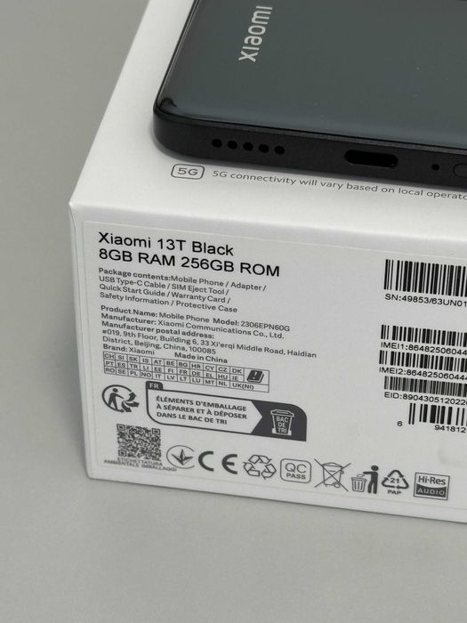 Новий Xiaomi 13T 5G 8/256GB NFC
