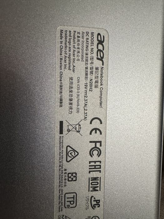 Ноутбук Acer N20H2