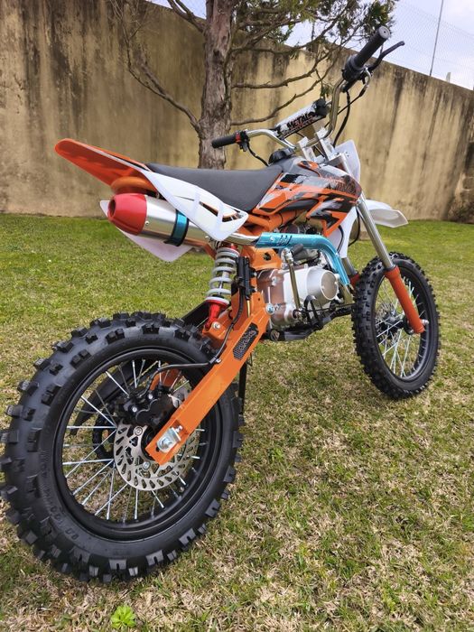 PITBIKE motocross 125cc arranque eléctrico 4 velocidades