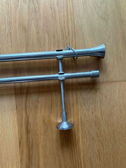 metalowy karnisz podwójny 190cm