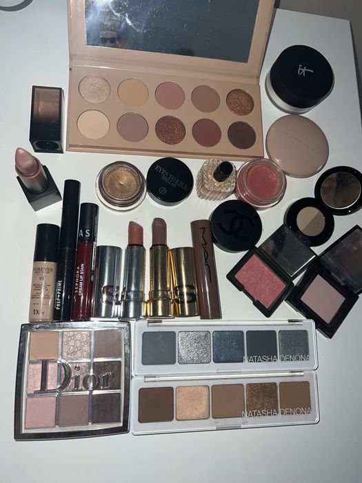 Zestaw kosmetykow chanel sephora dior nars mac armani huda abh sisley