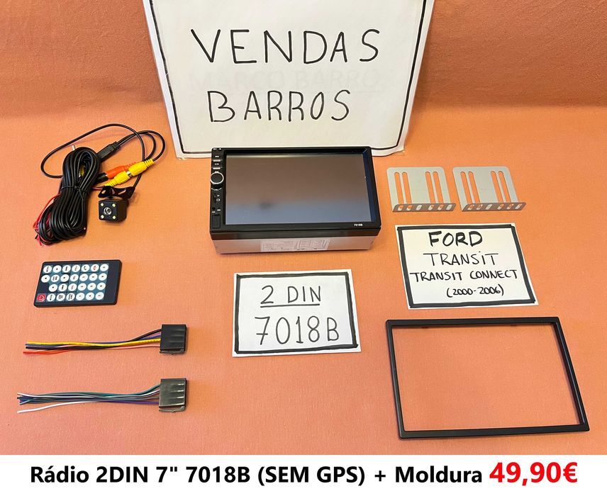 Rádio 2DIN • FORD Transit / Connect (1994 a 2013) • Android [4+64GB]