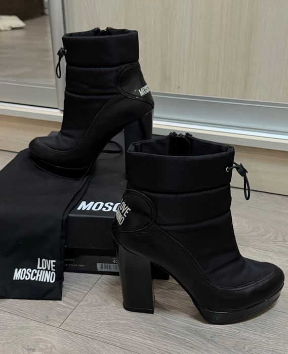 Чорні жіночі черевики Love Moschino 40 р. Оригінал