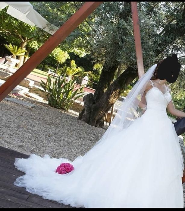 Vestido de noiva a bela noiva