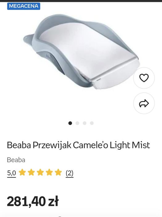 Beaba Przewijak Cameleo przewijak dla dziecka twardy przewijak