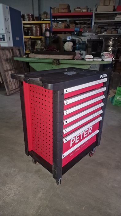 Carro com 7 gavetas 4 com ferramentas incluídas Peter