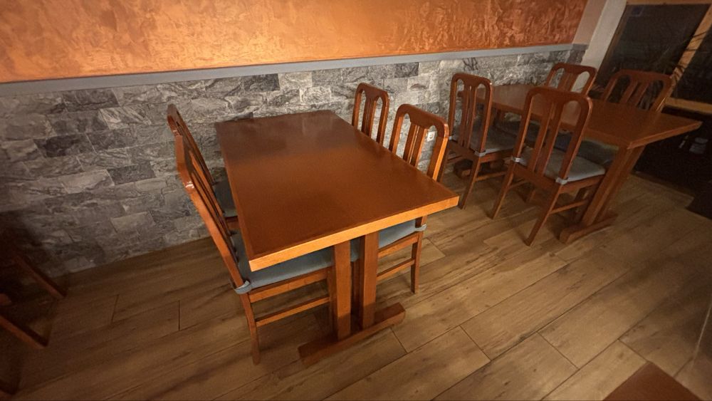 Cadeiras restaurante em cerejeira  bom estado