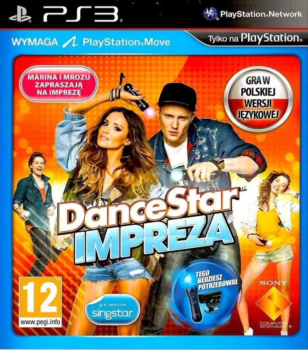 DanceStar Impreza PL PS3 Move Tomland.eu
