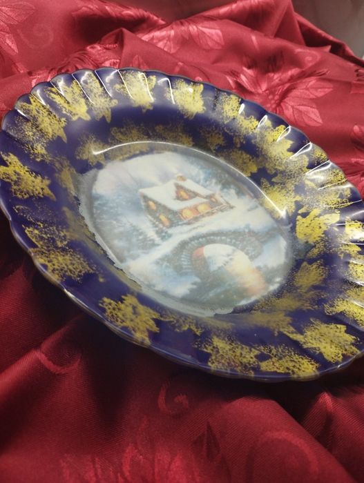 Prato decorativo de Natal