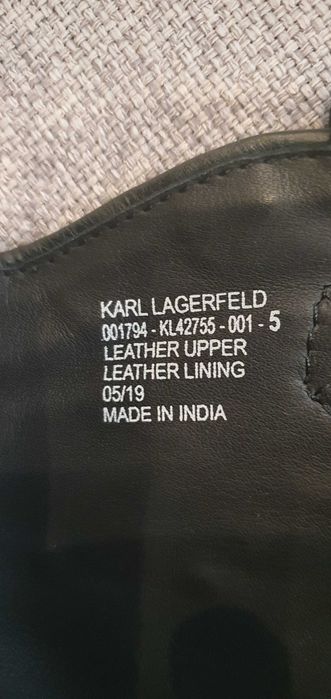 Karl Lagerfeld skórzane kowbojki rozm. 37 NOWE
