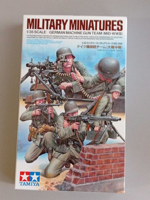 Kits de modelismo Tamiya figuras WW II em 1/35 e 1/16