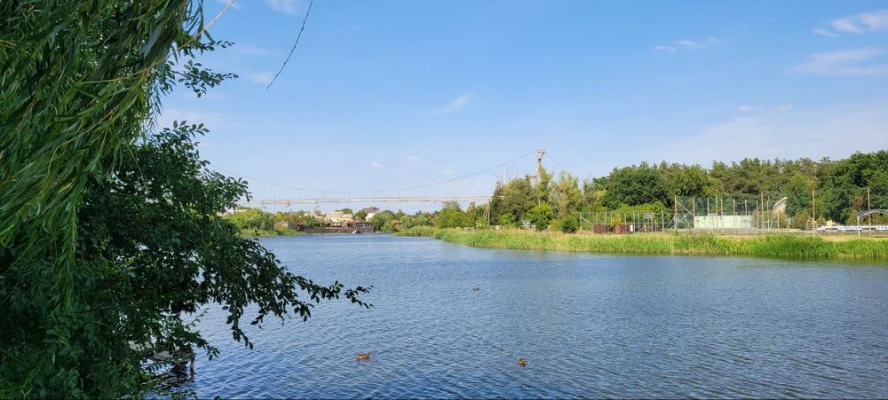 Продам участок на берегу реки в Новомосковске