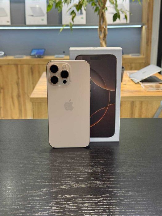iPhone 16 Pro Max, 256Gb, Desert Titanium, Esim, Обмін/Гарантія