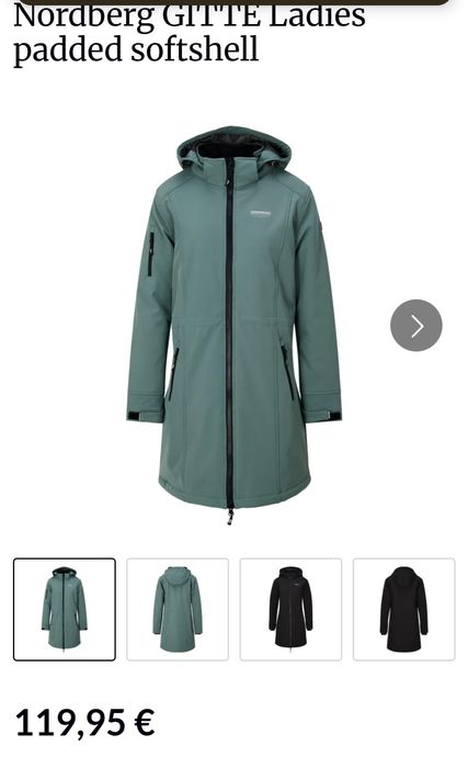 Жіноча куртка NORDBERG м'ятна M  нова з Європи