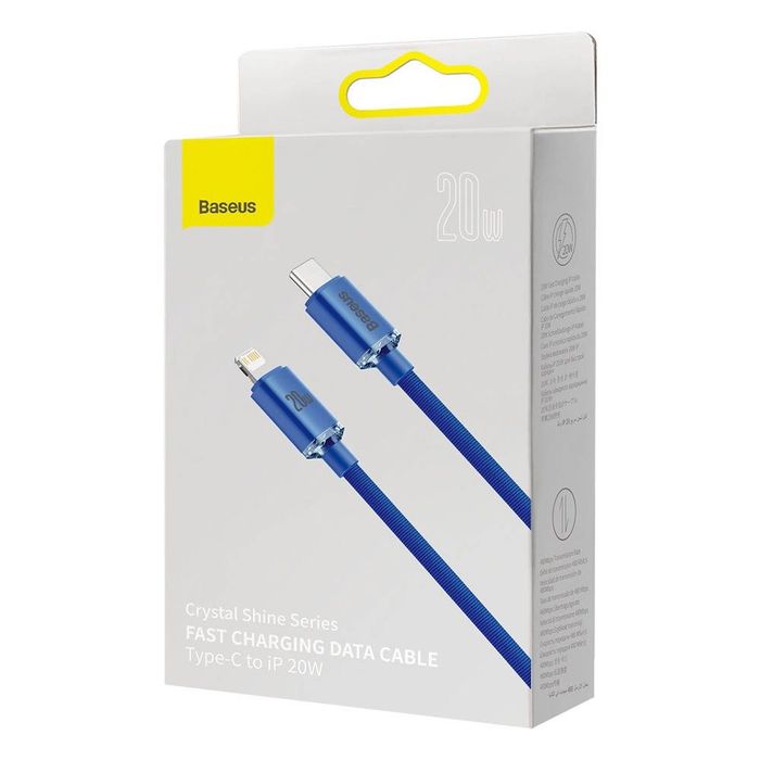 Baseus kabel przewód USB Typ C - Lightning 20W 2m niebieski