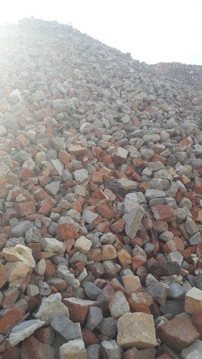Gruz mielony, ceglany zmieszany 0-63