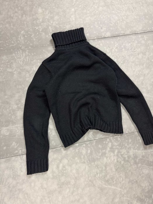 Vintage y2k gruby sweter golf retro (M) 90s