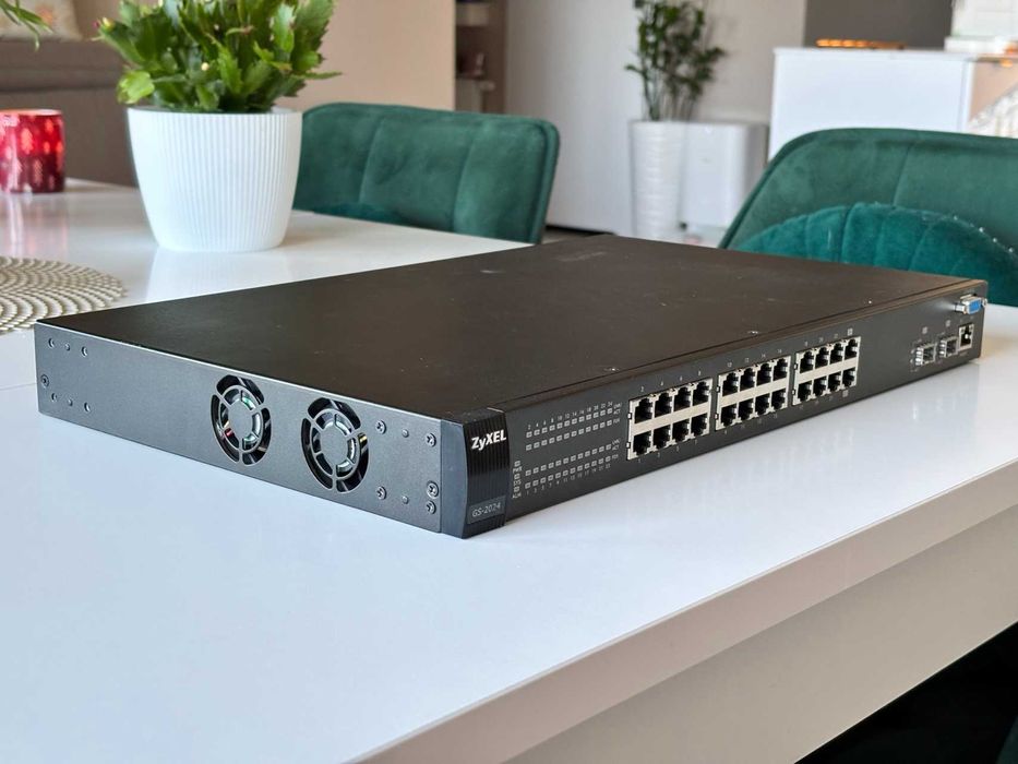 Przełącznik Sieciowy Switch Zarządzalny ZYXEL GS-2024 24 Porty Gigabit