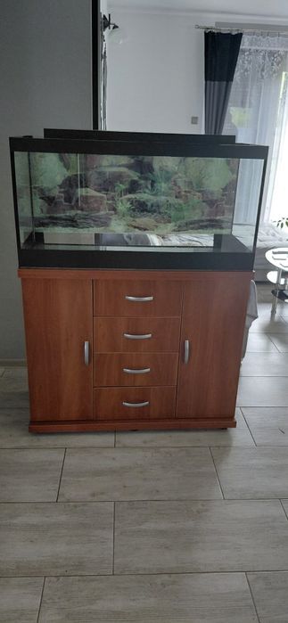 Akwarium 200L z komodą
