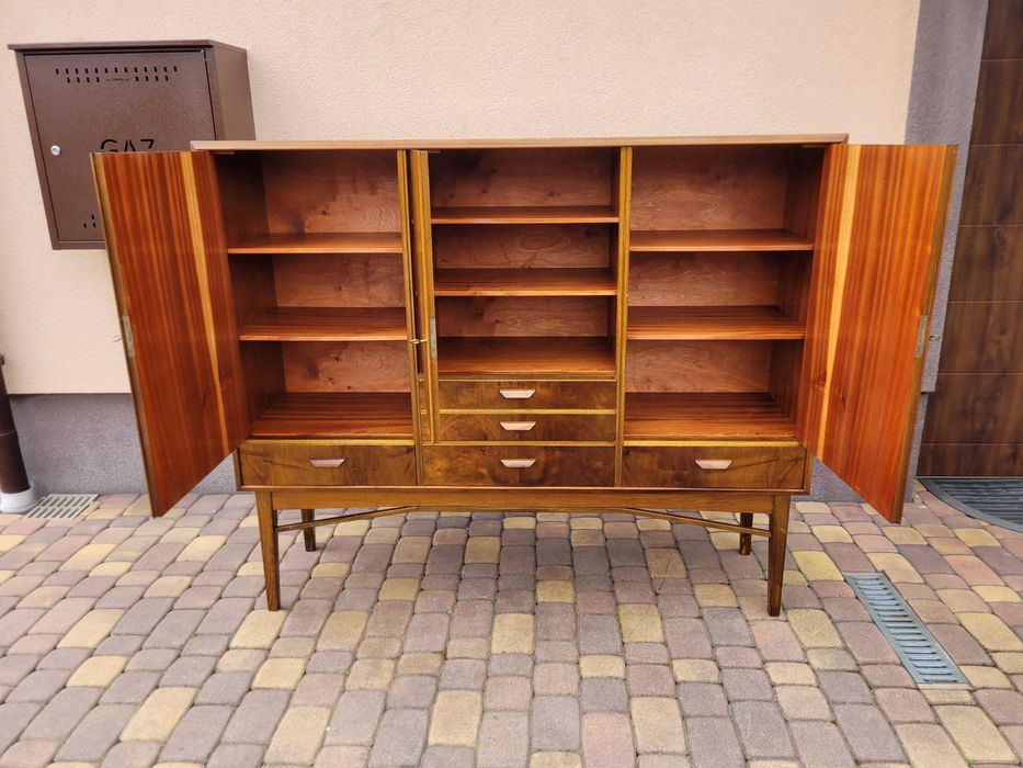 Mid Century Komoda Tekowa Dania Lata 50 Design