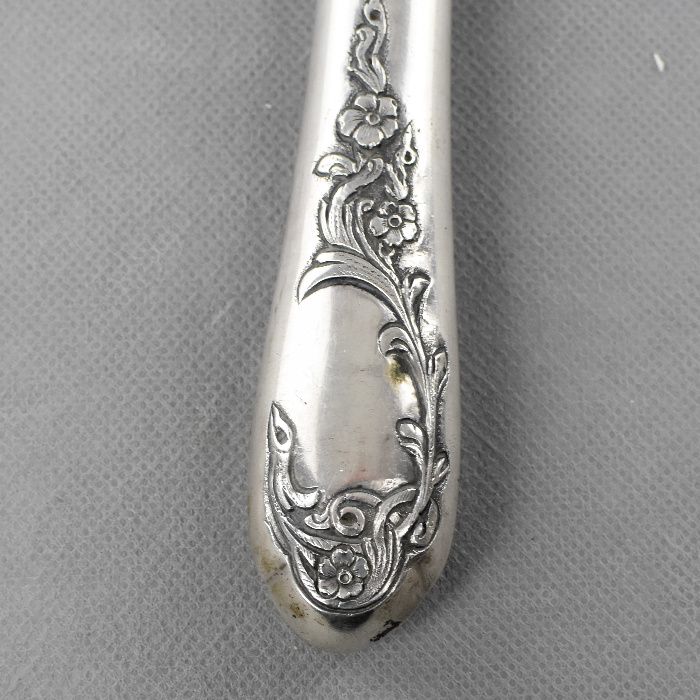 Trinchante de carne com garfo e faca, prata Javali