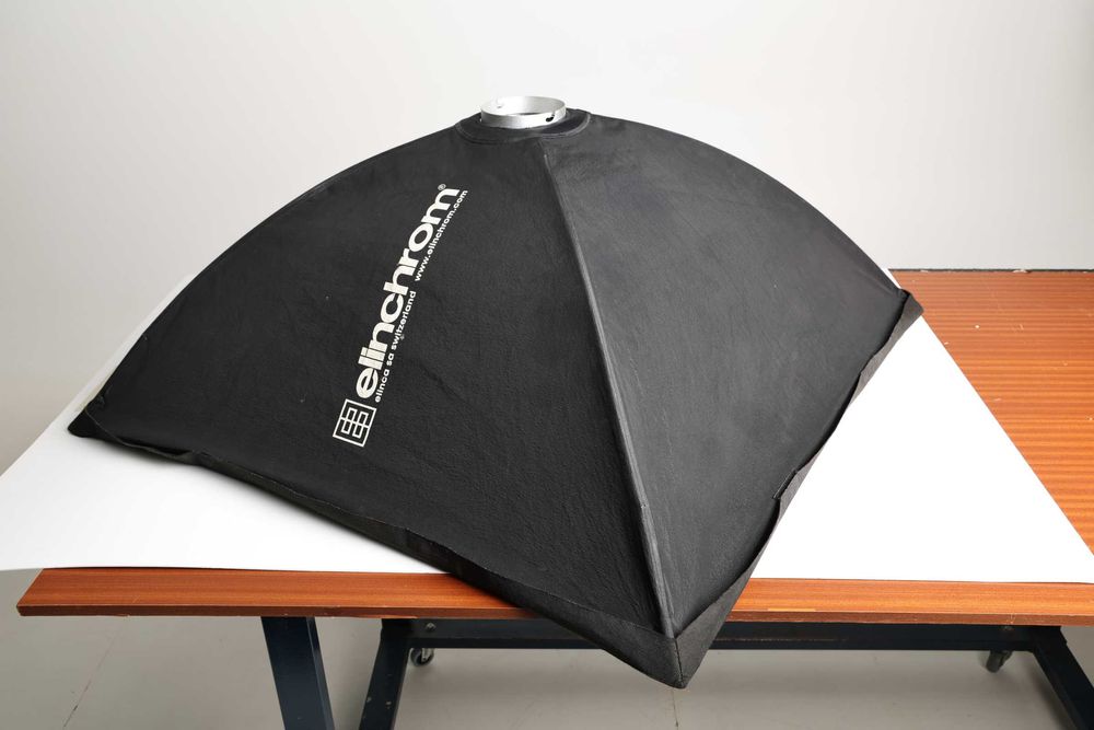 Iluminação flash de estúdio elinchrom 3 cabeças
