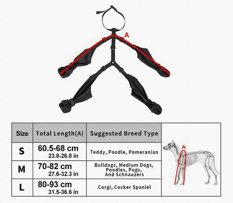 Обувь для собак ботинки для защиты лап на подтяжках с ошейником