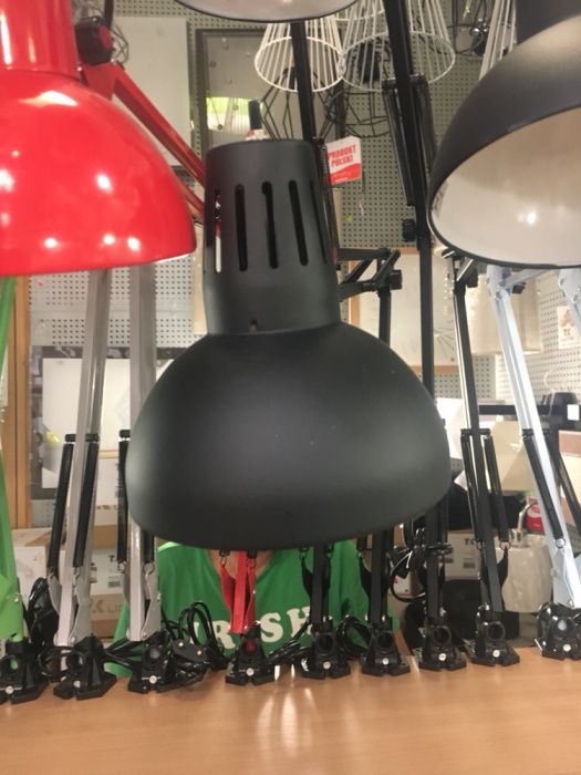 Настольна лампа металева на струбцині MT-800