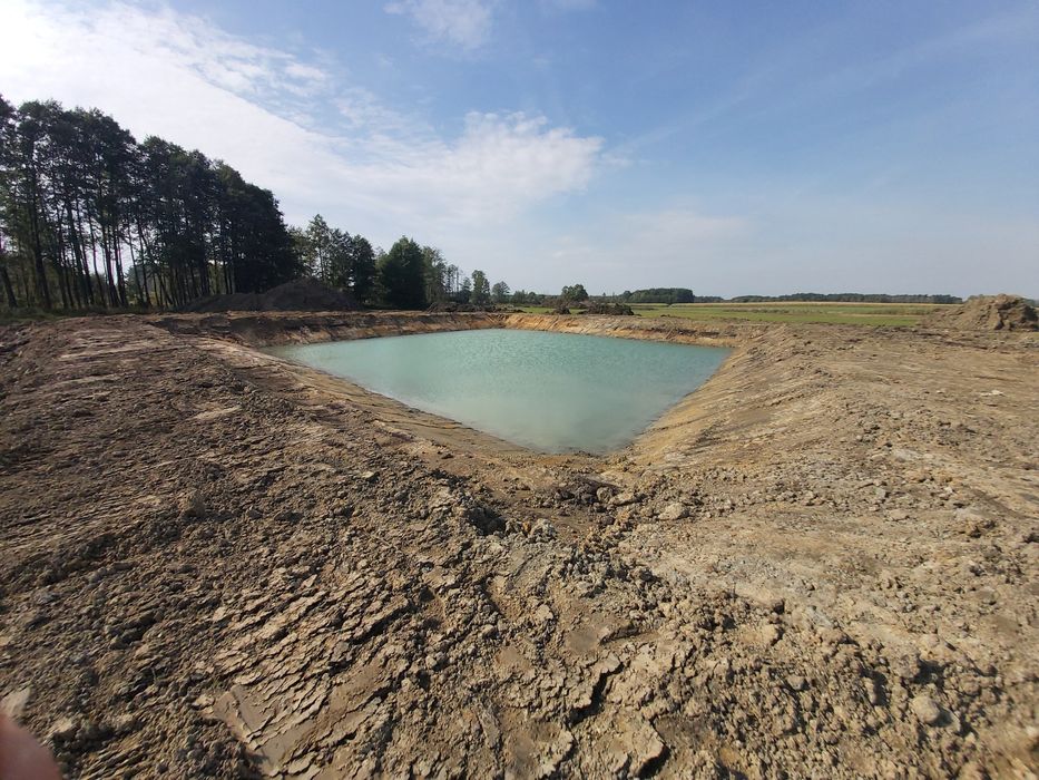 Wykopy Stawów wykopy pod obory.