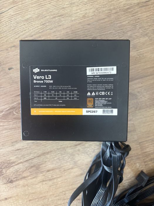 Zasilacz SilentiumPC Vero L3 Bronze 700W