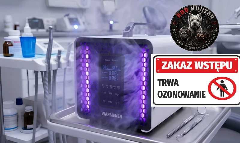 Ozonowanie mieszkań, domów i firm. Dezynfekcja, usuwanie zapachów - Katowice / Śląsk