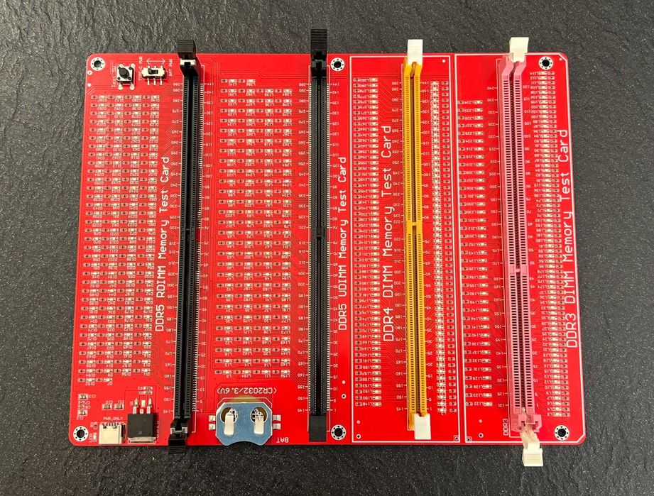 Kalea Płytka testowa do modułów pamięci DDR3/4/5 DIMM RDIMM UDIMM