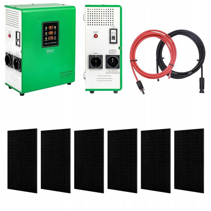 Zestaw solarny panel do grzania wody CWU 3000W GREEN BOOST MPPT 6xPV ( 460 wp)