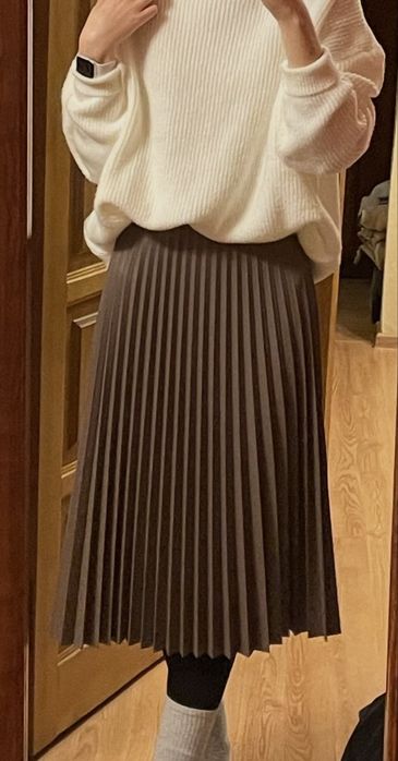 Спідниця із еко шкіри