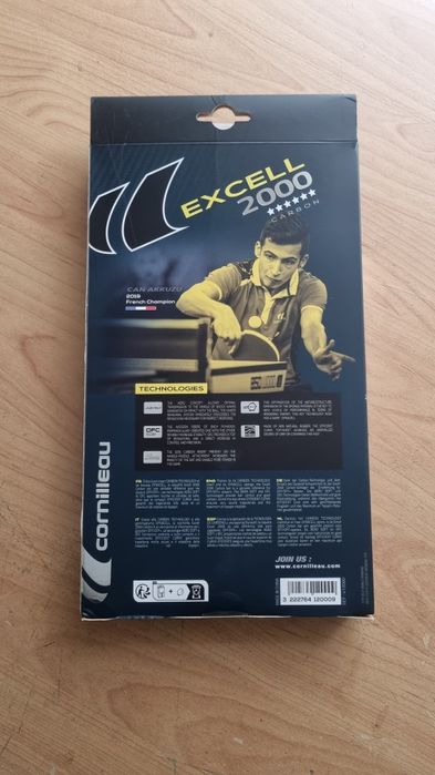 Rakietka do tenisa stołowego CORNILLEAU EXCELL 2000 Carbon