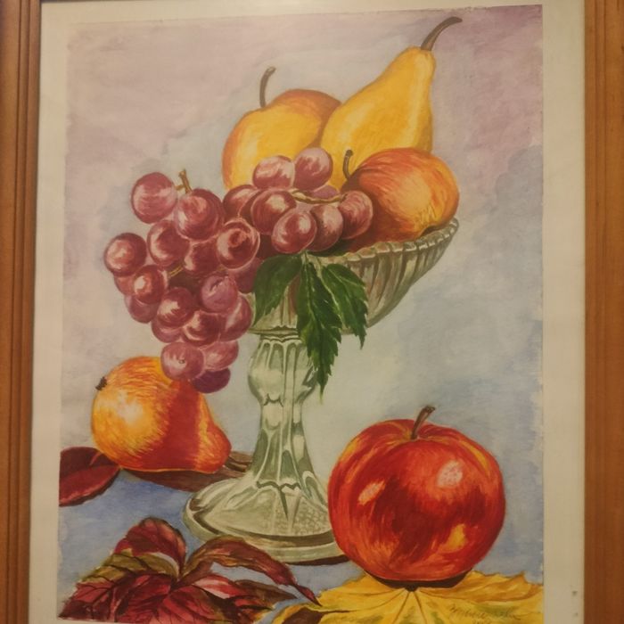 Obraz martwa natura pastele