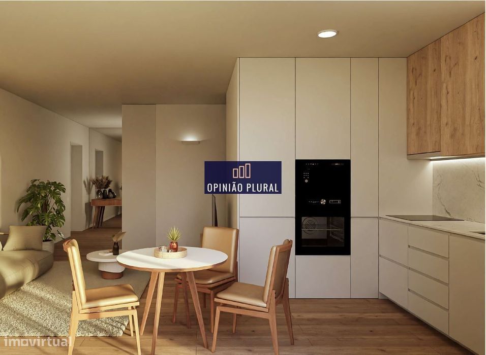 T1 Novo de Luxo com Varanda e Garagem | Haven Terrazza  Valbom