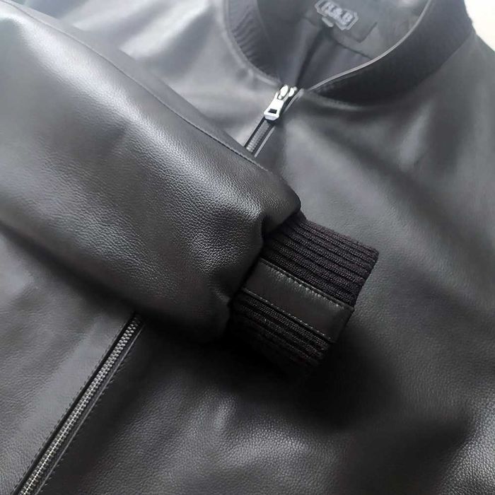 Нова шкіряна куртка R&B leather преміум якості
